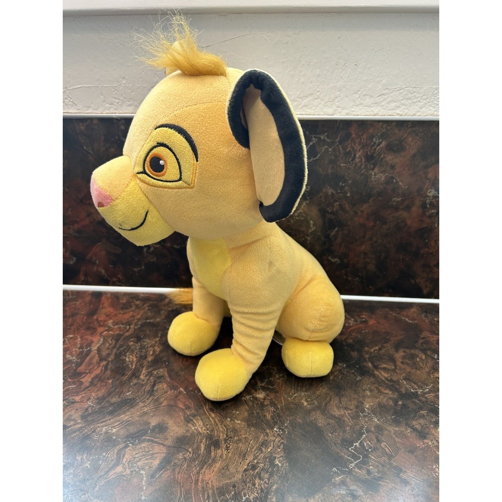 Disney The Lion King Movie Sitting Simba Cub 14" Plush Stuffed Animal Toy‎ EUC - Picture 4 of 5
